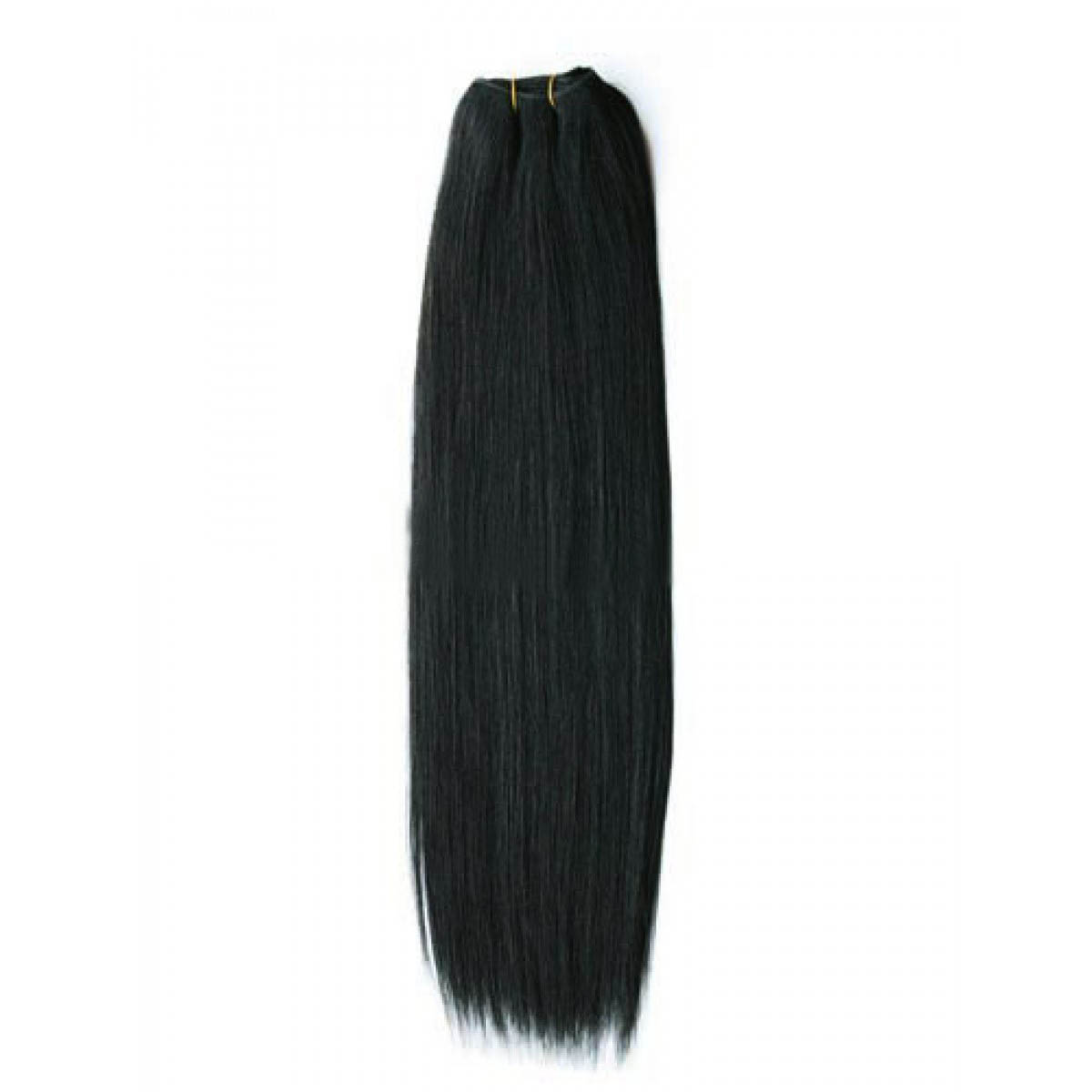 32 Inch #1 Jet Black Straight Indian Remy Hair Wefts