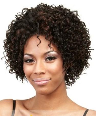 Ingenious Short Sepia Full Lace Remy Hair Wigs for Black Women