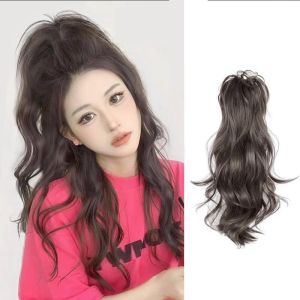 Human Hair Ponytails, Drawstring Ponytail Hair extensions, Wrap Around ...