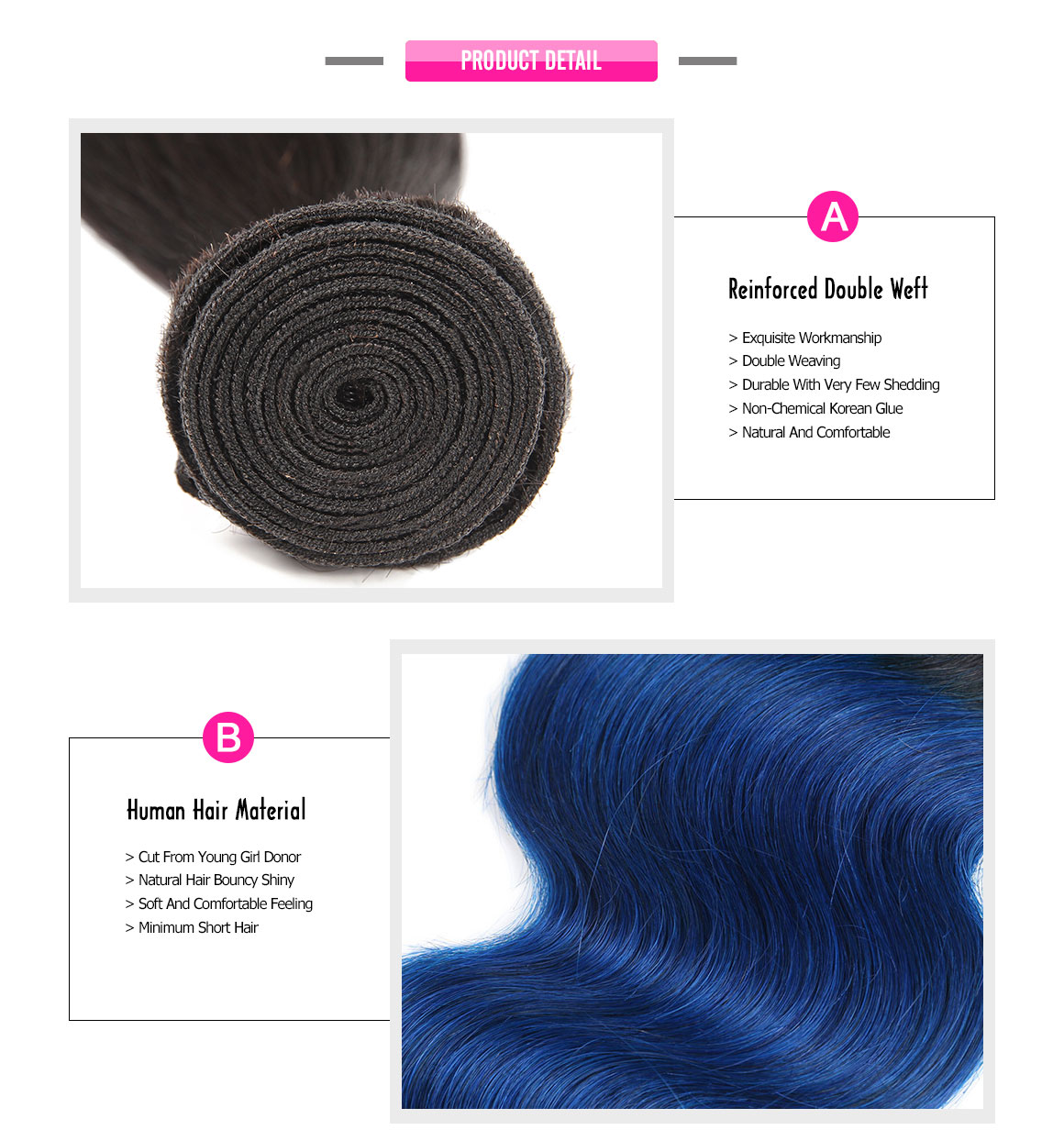 ombre human hair bundles