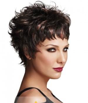 Short Sassy Easy Edge Remy Human Hair Wig